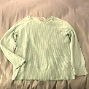 J CREW turquoise sweater